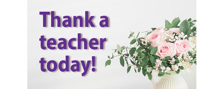 Thank a teacher today on National Teacher Appreciation Day - Merit ...